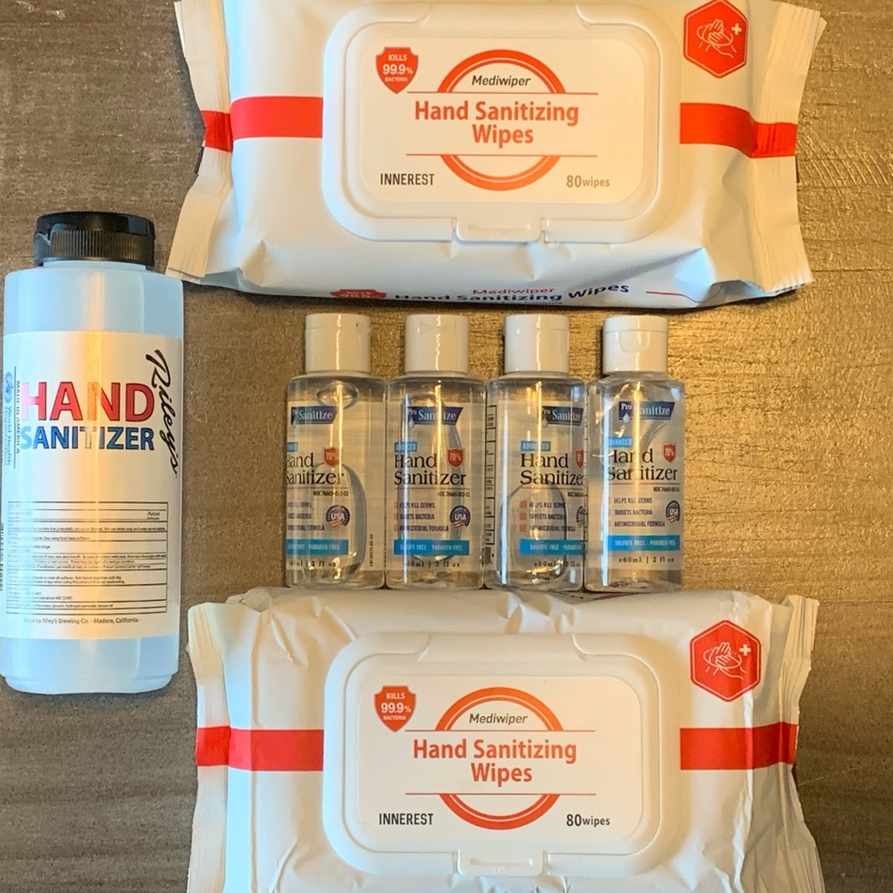✨ Hand Sanitizer and Wipe Bundle ✨
